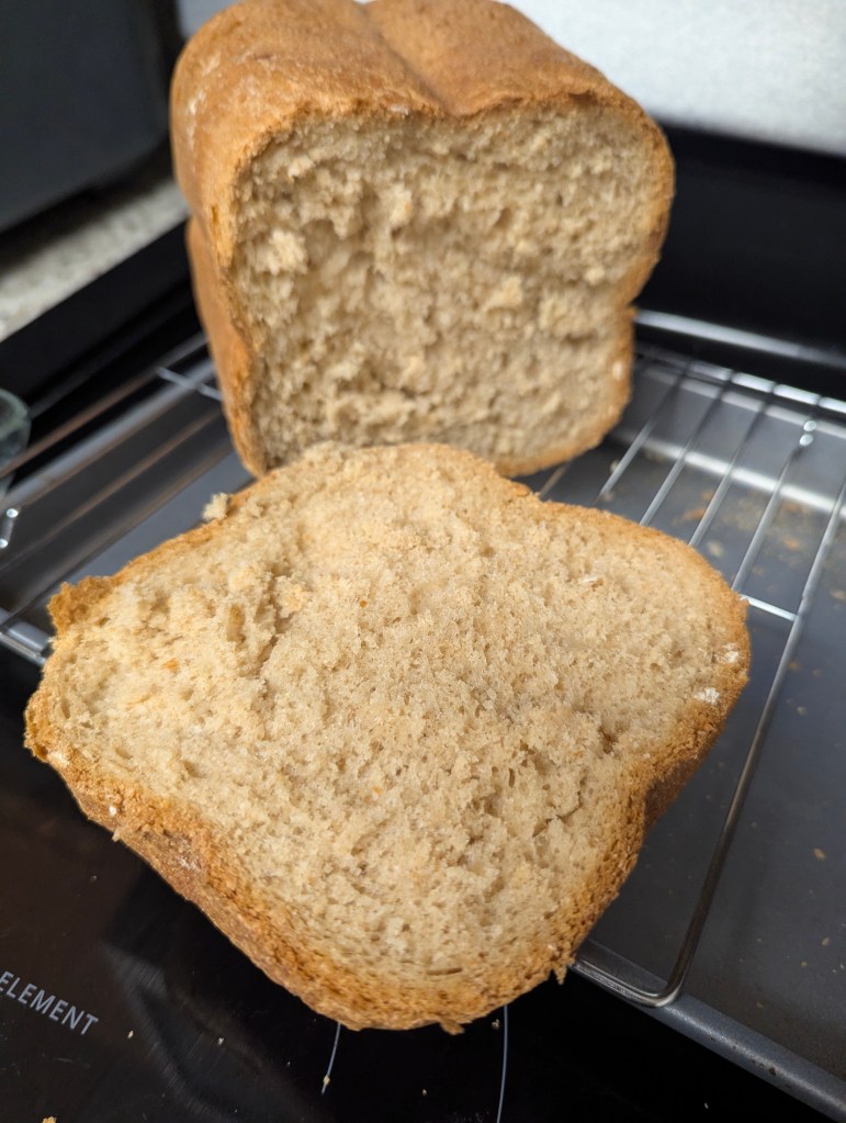 improvements in my breadmaking skills in nice fluffy loaves